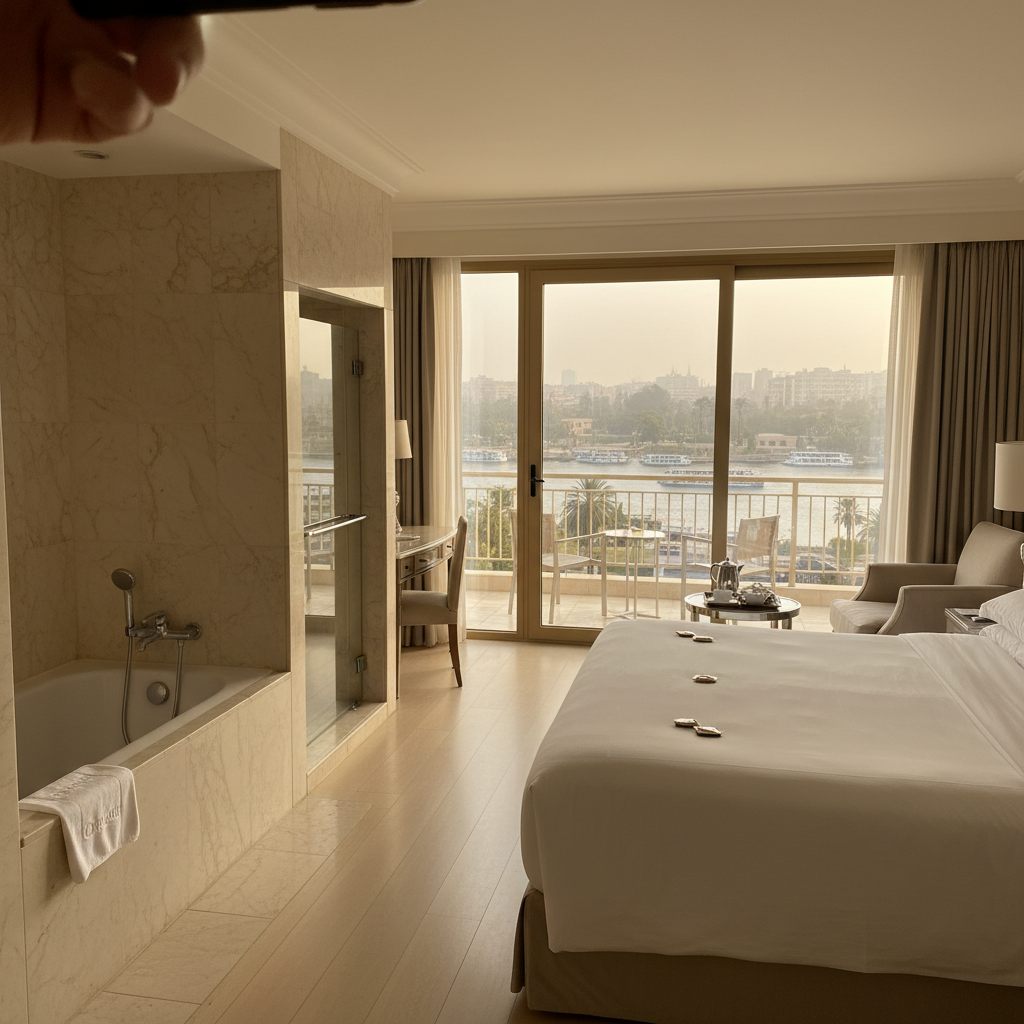 나일강 전망 포시즌스 스위트룸